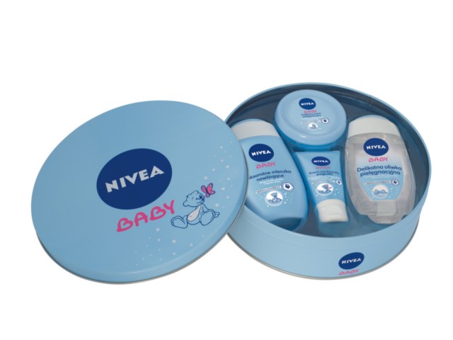 NIVEA BABY Zestaw w puszce interakcje ulotka   4 szt.