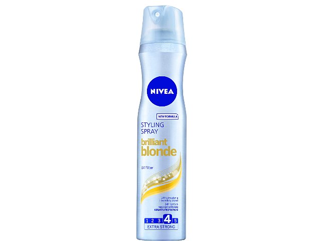 Nivea Brilliant Blonde Lakier do włosów interakcje ulotka lakier - 250 ml