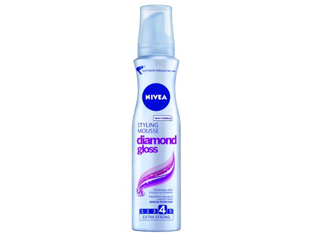 Nivea Diamond Gloss Pianka do włosów interakcje ulotka pianka  150 ml