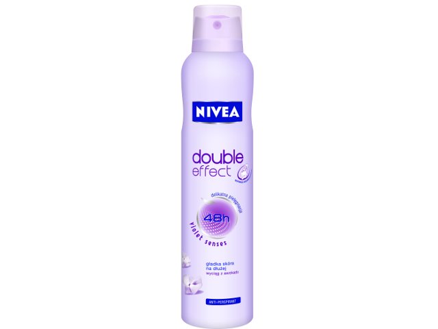 NIVEA DOUBLE EFFECT Spray violet senses interakcje ulotka spray  150 ml