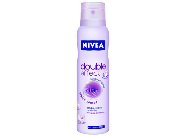 NIVEA DOUBLE EFFECT Spray violet senses interakcje ulotka spray  250 ml