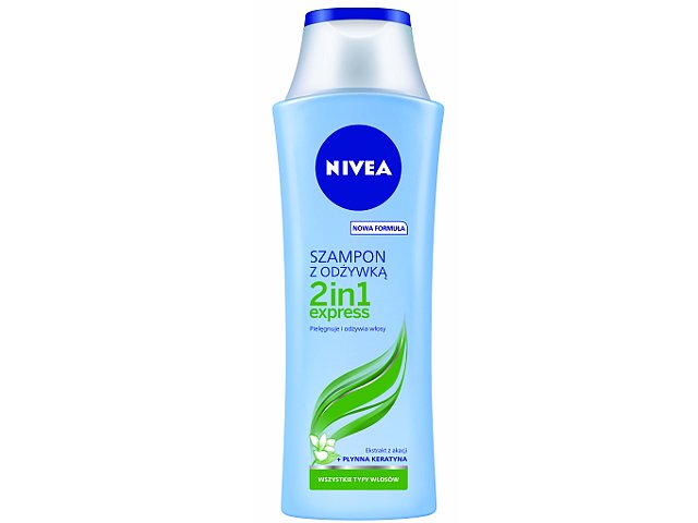 Nivea Express Szampon-odżywka do mycia włosów 2w1 interakcje ulotka szampon  250 ml