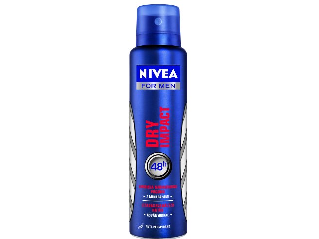 NIVEA FOR MEN DEO DRY IMPACT spray XXL interakcje ulotka   250 ml