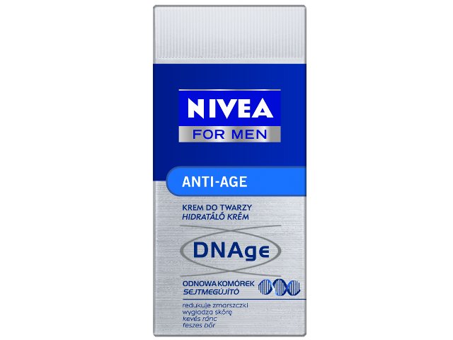 NIVEA FOR MEN DNAge Krem Odnowa komórek interakcje ulotka   50 ml