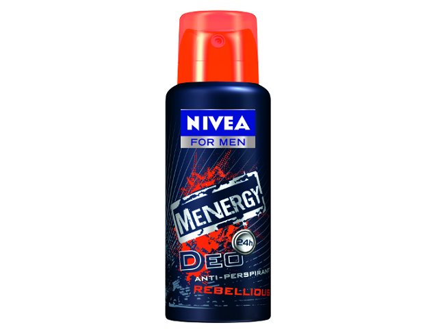 NIVEA FOR MEN MENERGY REBELLIOUS Spray interakcje ulotka spray  100 ml