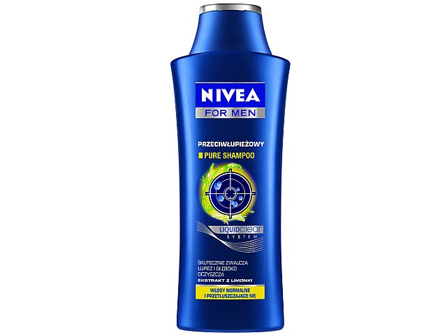 NIVEA FOR MEN PURE Szampon p/łupież. interakcje ulotka szampon - 400 ml