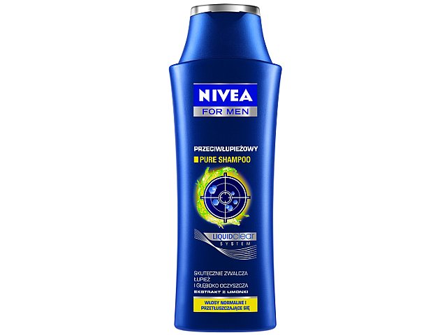 NIVEA FOR MEN PURE Szampon p/łupież. interakcje ulotka szampon - 250 ml