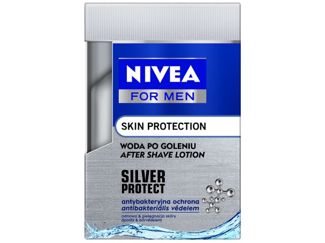 Nivea For Men Silver Protect Woda po goleniu interakcje ulotka płyn - 100 ml