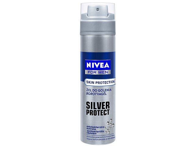 Nivea For Men Silver Protect Żel do golenia interakcje ulotka   200 ml