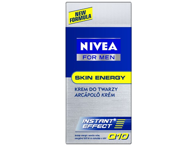 Nivea For Men Skin Energy Q10 Krem regenerujący interakcje ulotka   50 ml