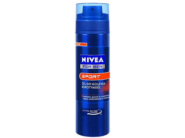 Nivea For Men Sport Żel do golenia interakcje ulotka   200 ml