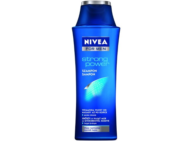NIVEA FOR MEN STRONG POWER Szamp. wzmac.d/wł.normal. interakcje ulotka szampon - 250 ml