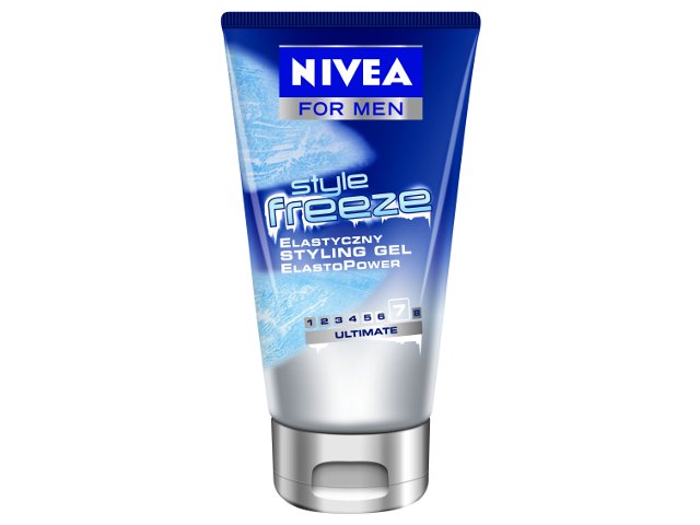 NIVEA FOR MEN STYLE FREEZE Żel d/wł.elastyczny interakcje ulotka żel  150 ml