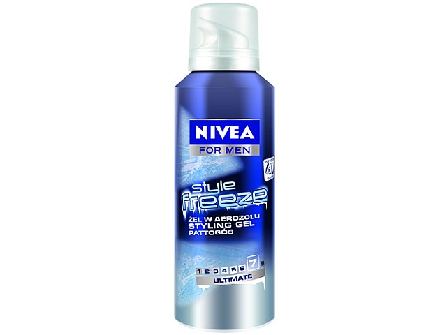 NIVEA FOR MEN STYLE FREEZE Żel d/wł.w aerozolu interakcje ulotka   150 ml