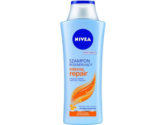 NIVEA INTENSIV REPAIR Szampon d/wł.znisz/łam.intens.regener. interakcje ulotka szampon  400 ml