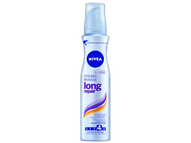 NIVEA LONG REPAIR Pianka d/wł intens.regener. interakcje ulotka pianka - 150 ml