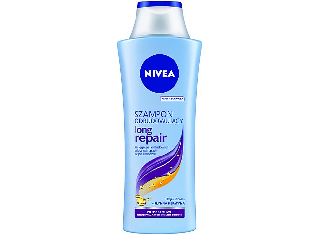 NIVEA LONG REPAIR Szampon d/wł. interakcje ulotka szampon  400 ml