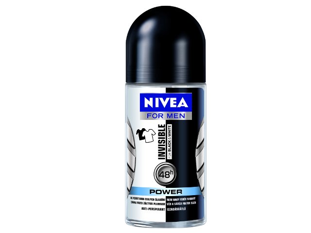 Nivea Men Invisible Power Black & White interakcje ulotka roll-on  50 ml