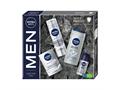 NIVEA MEN Zestaw Świąteczny SILVER PROTECT 2023 Pianka d/gol.+Balsam d/gol.+Antypersp.+Żel p/prysz. interakcje ulotka zestaw  200 ml | + 100 ml + 50 ml + 250 ml