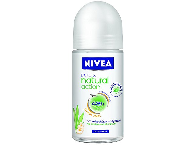 NIVEA PURE & NATURAL Roll-on Jasmin interakcje ulotka  - 50 ml