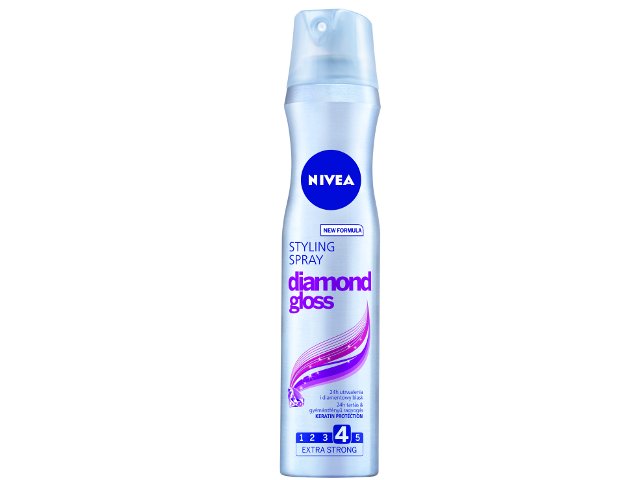 Nivea Style Diamond Gloss Lakier do włosów interakcje ulotka   250 ml