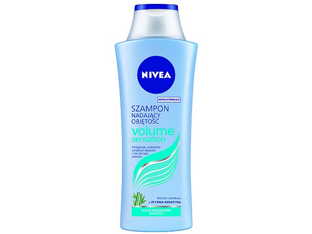 Nivea Style Volume Sensation Zwiększona Objętość Szampon do mycia włosów interakcje ulotka szampon  400 ml