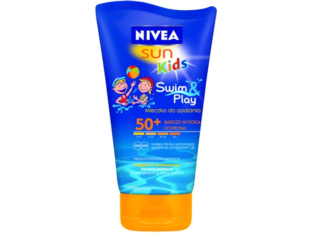 NIVEA SUN KIDS SWIM & PLAY Mleczko d/opal.SPF 50+ interakcje ulotka mleczko - 150 ml