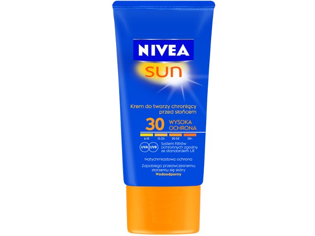 NIVEA SUN Krem ochr.d/tw.SPF 30 interakcje ulotka krem  50 ml