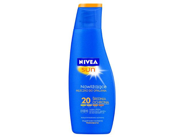 NIVEA SUN Mlecz. do opal. SPF 20 interakcje ulotka   200 ml