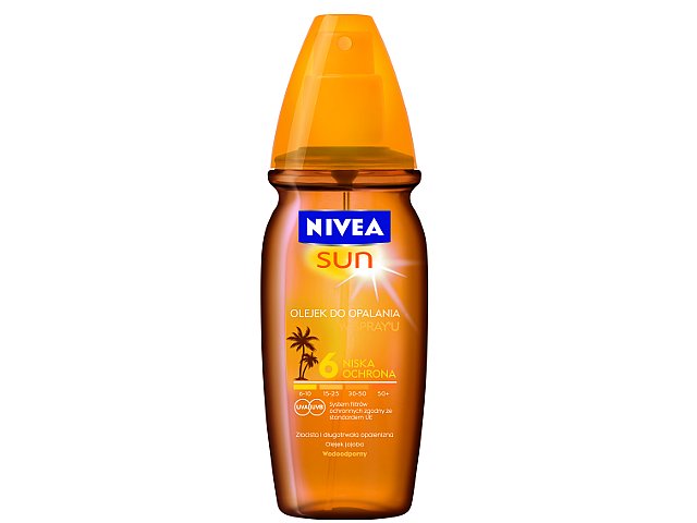 Nivea Sun Olejek do opalania SPF 6 interakcje ulotka spray - 150 ml