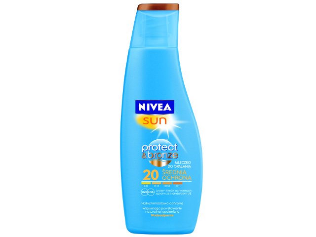 NIVEA SUN PROTECT&BRONZE Mlecz.d/opal. d/opal.SPF 20 interakcje ulotka  - 200 ml