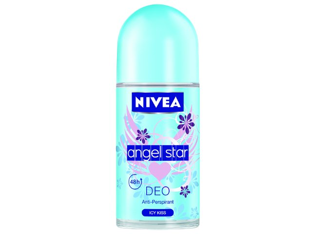 NIVEA WOMAN ANGEL STAR ICY KISS Roll-on interakcje ulotka   50 ml