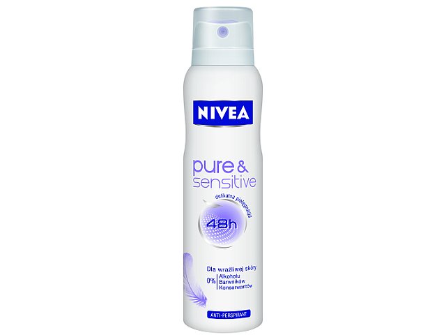 NIVEA Woman DEO PURE & SENSITIVE interakcje ulotka spray - 150 ml