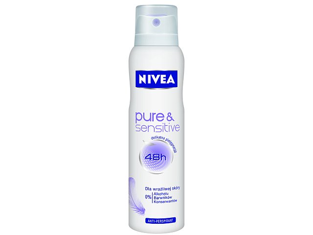 NIVEA Woman DEO PURE & SENSITIVE interakcje ulotka spray  150 ml