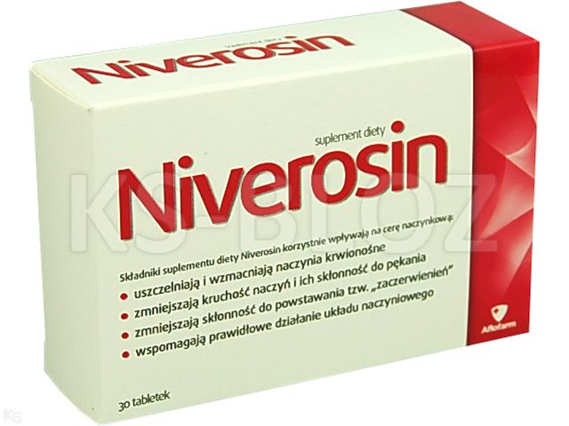 Niverosin interakcje ulotka tabletki  30 tabl.