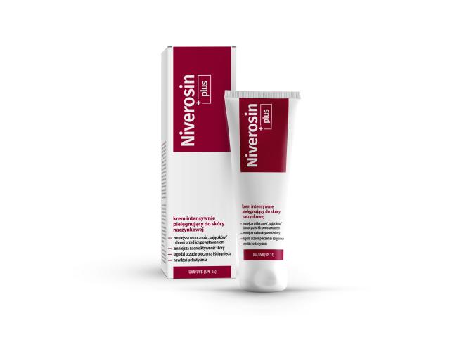 Niverosin Plus Krem intensywnie pielęgnujący do skóry naczynkowej SPF 15 interakcje ulotka krem 70 g