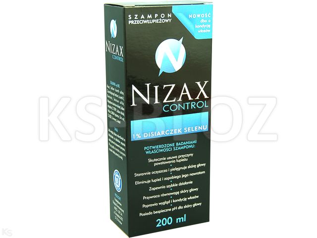 NIZAX CONTROL Szamp. p/łupież. interakcje ulotka szampon - 200 ml