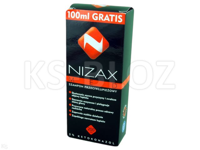 Nizax Med Szamp. interakcje ulotka szampon - 200 ml