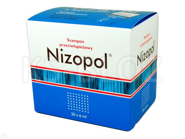 NIZOPOL Szamp. p/łupież. interakcje ulotka   20 szt. po 6 ml