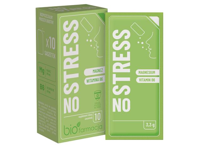 No Stress interakcje ulotka proszek doustny - 10 sasz.