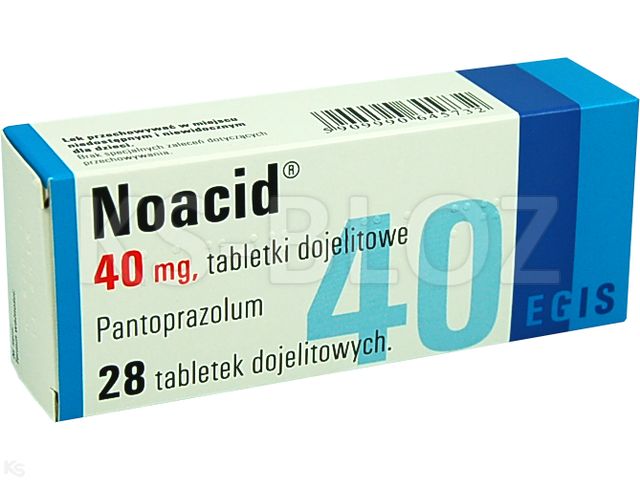 Noacid interakcje ulotka tabletki dojelitowe 40 mg 