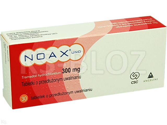 Noax Uno interakcje ulotka tabletki o przedłużonym uwalnianiu 300 mg 30 tabl. | 3 blist.po 10 szt.