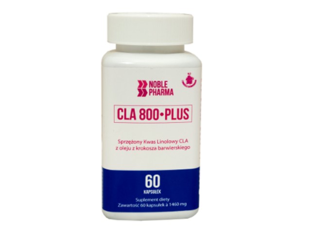 Noble Pharma CLA 800 Plus interakcje ulotka kapsułki - 60 kaps.