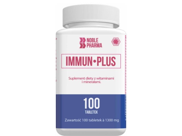 Noble Pharma Immun Plus interakcje ulotka tabletki - 100 tabl.