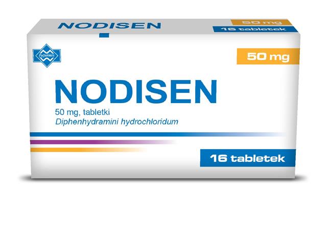 Nodisen interakcje ulotka tabletki 50 mg 16 tabl.