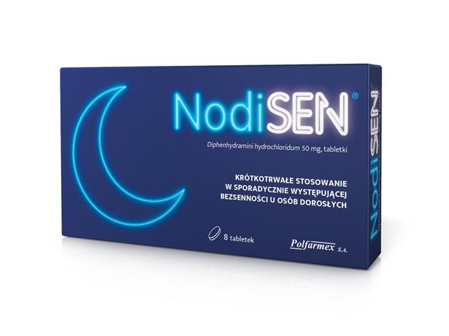 Nodisen interakcje ulotka tabletki 50 mg 8 tabl.