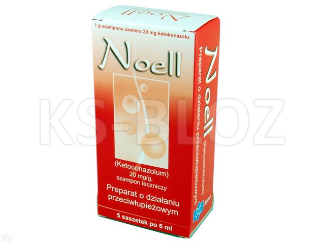 Noell interakcje ulotka szampon leczniczy 20 mg/g 5 sasz. po 6 ml