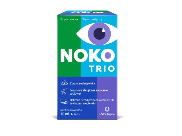 Noko Trio interakcje ulotka krople do oczu - 10 ml