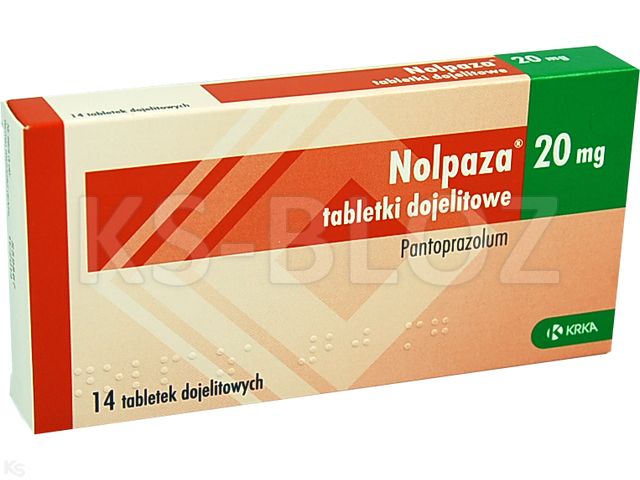 Nolpaza 20 interakcje ulotka tabletki dojelitowe 20 mg 14 tabl. | blister