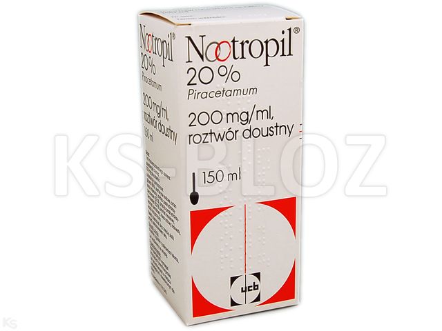 Nootropil 20% interakcje ulotka roztwór doustny 200 mg/ml 150 ml